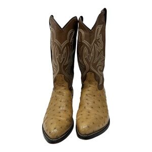 Brown and Tan Western Boots